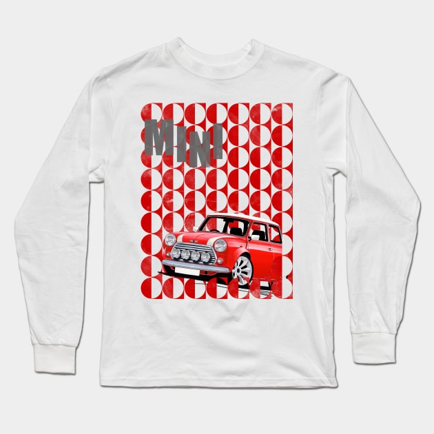 Geometric Mini Cooper Long Sleeve T-Shirt by y30man5